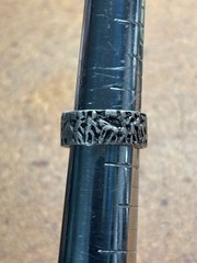 4g Vintage 925 Sterling silver NATIVE AMERICAN ? Storyteller Ring sz 5.5