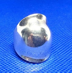 Y70 Turtle Shield Modernist 10.84g 1970 Vintage 925 Sterling Silver Ring Size 7