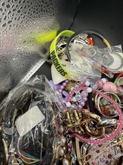 1 lb Lot Vintage & Modern Jewelry “Tangents” Bracelets Beads Junk And MORE