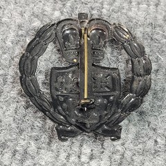 WWII British/English Royal Heraldic Crest Regiment Cap Badge Insignia Pin