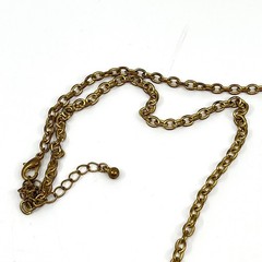 Vintage Retro Modernist Enamel Pendant Necklace, Gold Tone Abstract Geo, Style