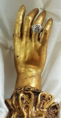 ANTIQUE OSTBY BARTON TITANIC UNITED STATES NAVY ANCHOR EAGLE STERLING MEN’S RING