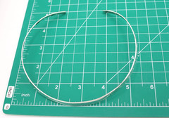 VTG CII Mexico Modernist Sterling Silver 925 Collar Neck Wire Necklace 22.06g