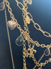 Jewelry lot Gold Tone Estate Finds Vtg To Now Necklaces Chains Bracelets Fashion