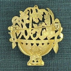Vtg 1992 RARE Edgar Berebi Limited Ed. The Peter Carl Faberge Pin GP Brooch NOS
