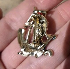 Brooch Pin Vintage Enamel Metal Ship Brooch Pin Pirates Vikings