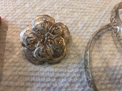 EUC Vintage Italian silver filigree jewelry set 1960’s from ITALY complete set