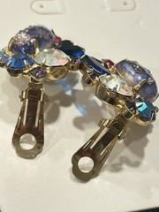 JULIANA D&E STIPPLED EASTER EGG RHINESTONE Earrings Book Piece