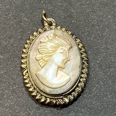 Vintage CAMEO Pendant and Pin ( 2 pieces)