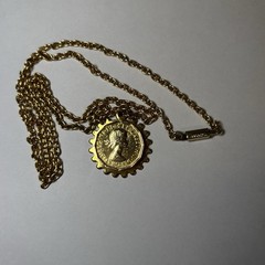 Hong Kong Pendant Necklace Gold-tone Jewelry