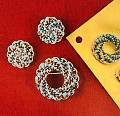 Vintage Lot 2 Signed Sarah Coventry Song Of India Ocean Star Brooches Book Piece