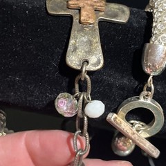 Jewelry Fashion lot Eclectic Silver Tone Vtg Modern Necklaces Bracelets Bulk