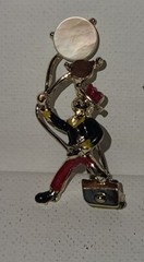 vintage balloon seller brooch