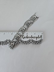 Circa 1940’s Danecraft Felch & Co. Sterling Tulip Bracelet Needs Repairs ~ Parts