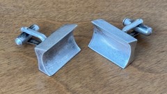 Antonio Pineda Taxco Mexican Modernist Sterling Silver 925 cufflinks Vtg Rare