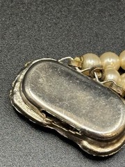 Vintage 3 Stranded Faux Pearl Necklace, Very Delicate, Light And Lovely!