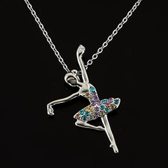 Ballerina Necklace For Women Little Teens Young Lady 13-19 First Dance Recital
