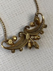 Vtg Van Dell 1/20 12K GF Necklace & Other Vintage Jewelry Pins Earrings