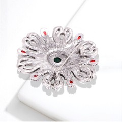 Women Vintage Enamel Flower Brooch Women Men Gorgeous Jewelry Gift Accessories