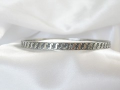 Vintage Sterling Silver 925 Rare Danecraft Felch Slip on Bracelet 7.5″