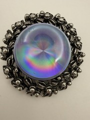 Vintage Jewelerama Brooch Lot Dog Flower Circle Wreath Pin