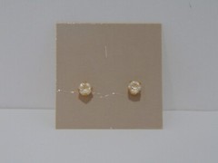 Avon Simulated Diamond Stud Earrings NOS 1984