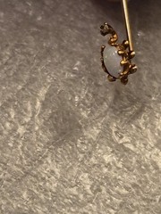Vintage Opal-?Stick Pin 14K Yellow Gold