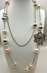 1980 90s Necklace Lot Wearable Beaded Faux Pearl Multi Strand Various Lengths