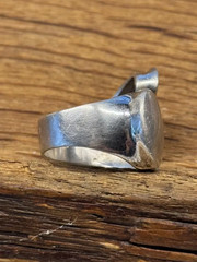 vintage artisan ring sterling silver 925
