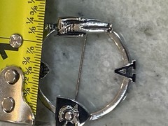 Vintage Kinney USMA West Point Military Academy Army sterling Pin Brooch