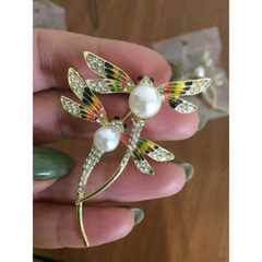 Dragonfly Brooch Large Couple Flying Insect Dragonfly Pin Women Men Jewelry Gift