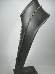 Ornate Vintage Silver Tone Necklace Filigree Pendant Chain 22 In Birds Ornate