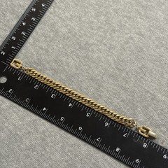 Givenchy Curb chain bracelet gold Plated 1980-1989 vintage “G” logo clasp Chunky