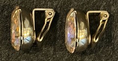Vintage Aurora Borealis Crystal Pear-Shaped Rhinestones Pat. 1967965