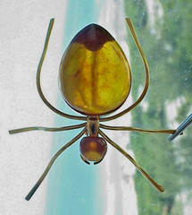 BALTIC AMBER INSECT SPIDER BROOCH GOLD JEWELRY 老琥珀 RUSSIAN USSR SOVIET PIN ORDER