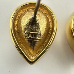 Vintage Swarovski Earrings SAL Pink Rhinestone Crystal Pear Teardrop Gold Plated
