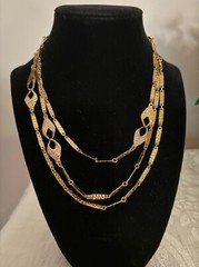 Gold Tone chain necklace – 32″ for any occasion