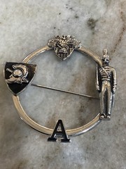 Vintage Kinney USMA West Point Military Academy Army sterling Pin Brooch