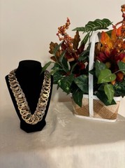 Heavy Vintage Thick Gold Tone Chain Necklace – 26″