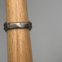 Vintage Sterling Silver United States Coast Guard Signet Ring Enameled 8.5 1790