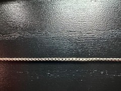 2.15g Vintage Sterling Silver 925 Box Chain Necklace 21 in M