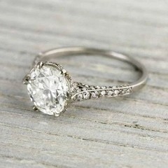 2.00Ct Round Cut Lab Created Diamond 925 Silver Engagement Bridal Ring
