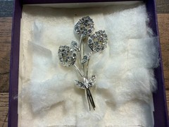 Small Lot Of Costume Jewelry, Necklaces, Earrings, Brooch None with Markings