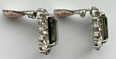 1962 SARAH COVENTRY Celebrity Smoky Rhinestone Bracelet Brooch Earrings Ring Set