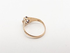 Antique 1870s $5000 .75ct Old Rose Cut Diamond 14k Yellow Gold Mens Band Ring