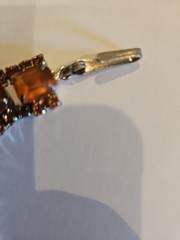 Gorgeous Estate Sale Find Vintage Citrine Collar Deco Style “Costume” Necklace!!