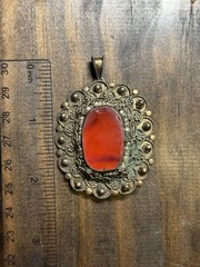 Vintage or Antique filigree brooch/pendant. Art deco or Victorian era piece.