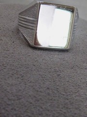 UNCAS VINTAGE MEN’S STERLING SILVER SIGNET RING NO MONOGRAM SIZ 7.5 RING RING
