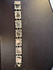 Vtg 30s 800 Silver Italy hand-Carved Cameo Bracelet 7 Greek Gods Days Week