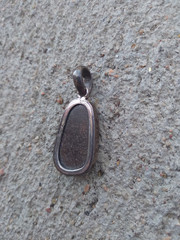 Australian? Boulder Opal Pendant Vintage Sterling Silver 925
